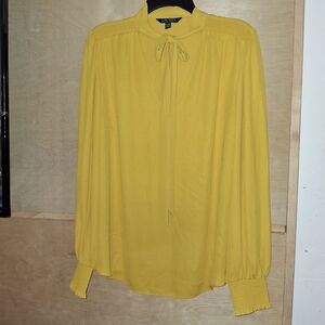 Lauren Ralph Lauren Mustard Blouse